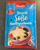 Mängden socker i Dessert Soße Vanillegeschmack