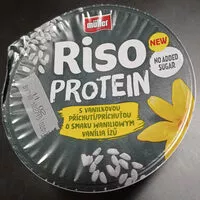 Mängden socker i Riso Protein s vanilkovou pŕíchuťou