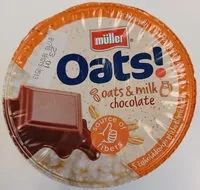 Mängden socker i müller Oats! oats & milk chocolate