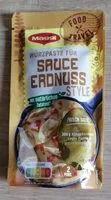 Mängden socker i Würzpaste für sauce Erdnuss style