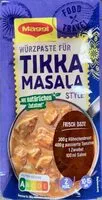Mängden socker i Würzpaste für Tikka Masala Style