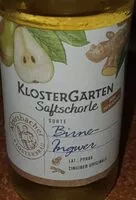 Mängden socker i Saftschorle Birne Ingwer