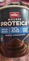 Mängden socker i Mousse proteica