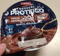 Mängden socker i Dessert proteico gusto cioccolato