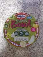 Mängden socker i Smoothie Bowl mit Kiwi, Apfel, Ananas & Leinsamen