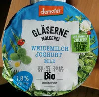 Mängden socker i Weidemilch Jogurt mild