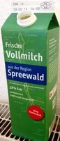Mängden socker i Frische Vollmilch