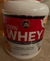 Mängden socker i 100% Whey premium quality protein formula
