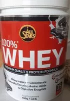 Mängden socker i Whey cookies and cream