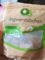 Mängden socker i Ingwerstäbchen