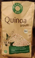 Mängden socker i Quinoa gepufft