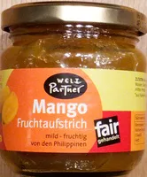 Mängden socker i Mango Fruchtaufstrich