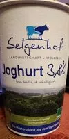 Mängden socker i Selgenhof Joghurt 3,8 %