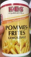 Mängden socker i Pommes Frites Gewürzsalz