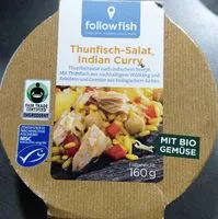 Mängden socker i Thunfisch-Salat Indian Curry
