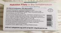Mängden socker i Filets de maquereau à la sauce tomate bio