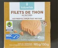 Mängden socker i Filets de thon au naturel