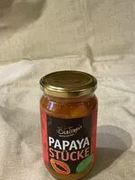 Mängden socker i Papaya Stücke