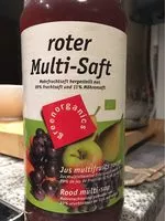 Mängden socker i Greenorganics Roter Multi-saft, Mehrfruchtsaft Mit. ..