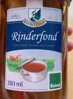 Mängden socker i Rinderfond