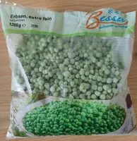 Mängden socker i Erbsen extra fein