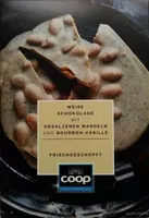 Mängden socker i Weiße Schokolade mit gesalzenen Mandeln und Bourbon-Vanille