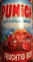 Mängden socker i Saft - Punica Fruchtig Rot