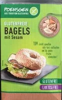 Mängden socker i Glutenfree bagels with sesam