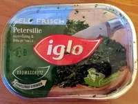 Mängden socker i Petersilie streufähig & fein gehackt