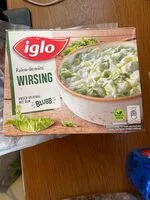 Mängden socker i Rahm-Gemüse Wirsing