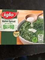 Mängden socker i Rahm-Spinat