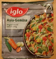 Mängden socker i Asia-Gemüse