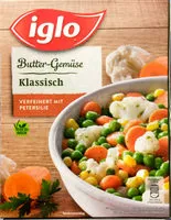 Mängden socker i Butter-Gemüse Klassisch