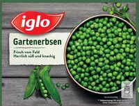 Mängden socker i Gartenerbsen
