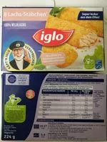 Mängden socker i 8 Lachs-Stäbchen