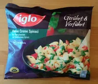 Mängden socker i Iglo Penne Creme Spinaci