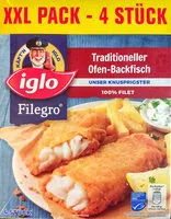 Mängden socker i Filegro Ofen-Backfisch XXL-Pack