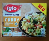 Mängden socker i Curry aux lentilles et légumes