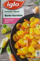 Mängden socker i Iglo Gemüse-idee Bunte Karotten