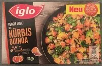 Mängden socker i Veggie Love Kürbis Quinoa