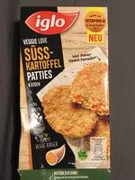 Mängden socker i Veggie Love Süsskartoffel Patties