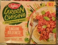Mängden socker i Iglo Green Cuisine Linguine Bolognese