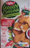 Mängden socker i vegane „Chicken“ Nuggets