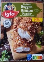 Mängden socker i Filegro Roggen Knusper Panade