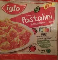 Mängden socker i Iglo Pastalini