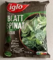 Mängden socker i Spinat TK