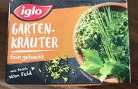 Mängden socker i Iglo Gartenkräuter