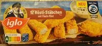 Mängden socker i Rösti-Stäbchen