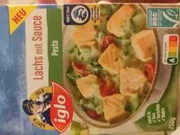 Mängden socker i Iglo Lachs mit Sauce, Dill-Senf