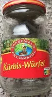 Mängden socker i Kürbis-Würfel